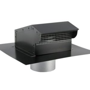 Bath Fan / Kitchen Exhaust - Roof Vent with Extension - Painted-0